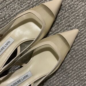 Chaussure Lapin low heel pointed toe Cream Shoes